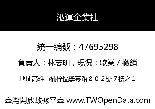 泓運企業社