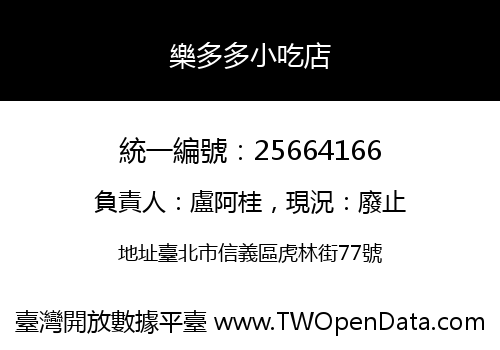 樂多多小吃店