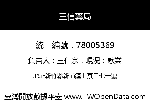 三信藥局