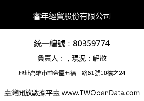 睿年經貿股份有限公司