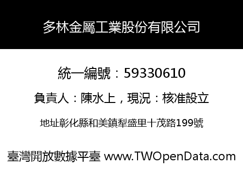多林金屬工業股份有限公司