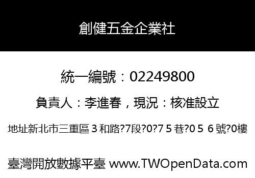 創健五金企業社