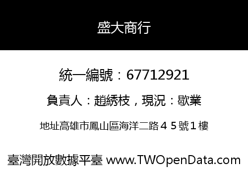 盛大商行