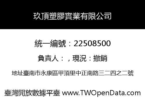 玖頂塑膠實業有限公司