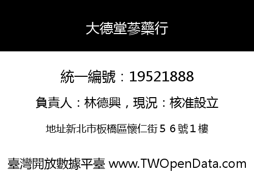 大德堂蔘藥行