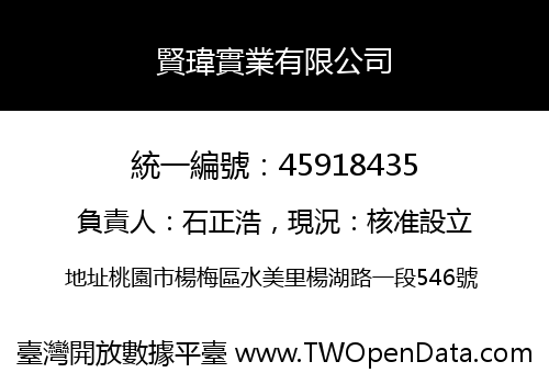 賢瑋實業有限公司
