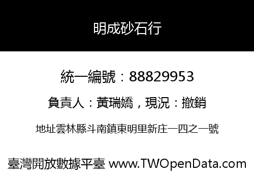 明成砂石行
