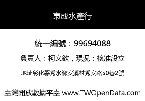 東成水產行