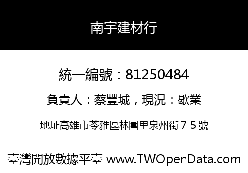 南宇建材行