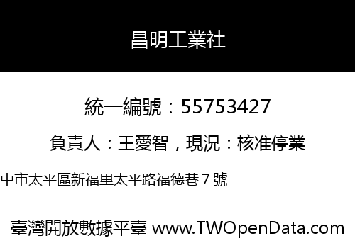 昌明工業社