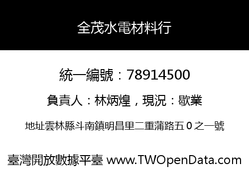 全茂水電材料行