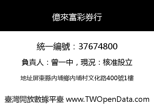 億來富彩券行