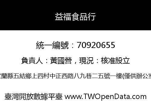 益福食品行