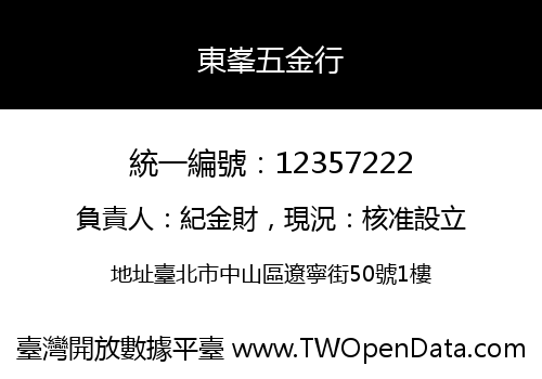 東峯五金行