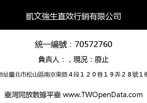 凱文強生直效行銷有限公司