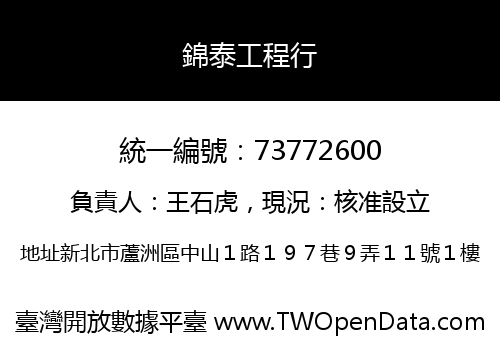 錦泰工程行