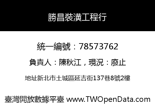勝昌裝潢工程行