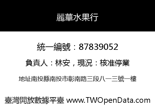 麗華水果行