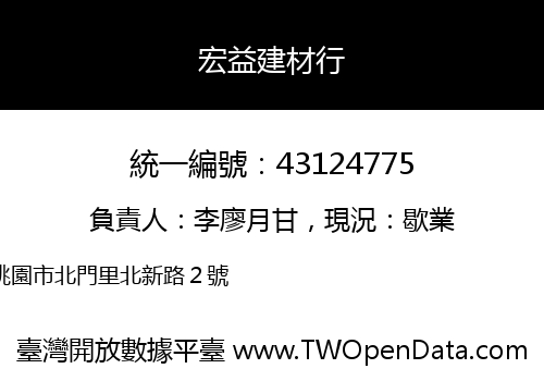 宏益建材行