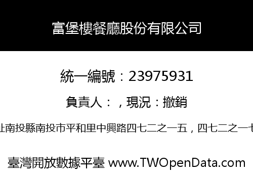 富堡樓餐廳股份有限公司