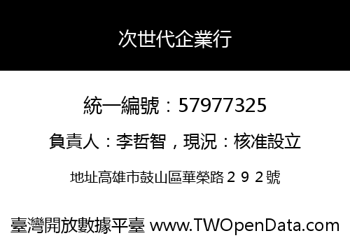 次世代企業行