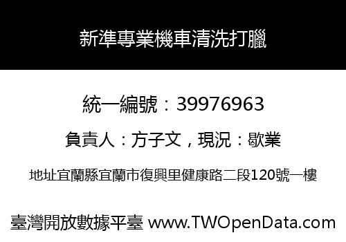 新準專業機車清洗打臘