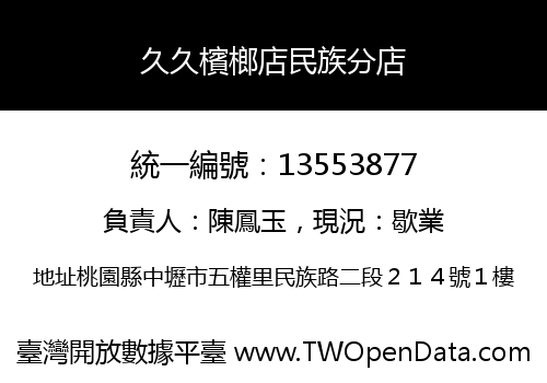 久久檳榔店民族分店