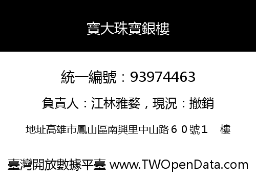 寶大珠寶銀樓