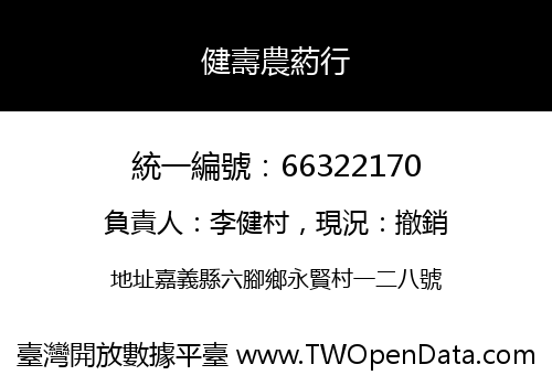 健壽農葯行
