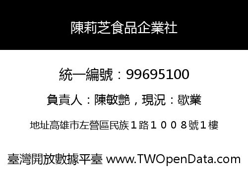 陳莉芝食品企業社