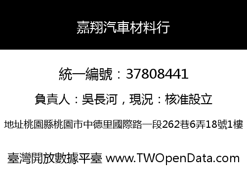嘉翔汽車材料行