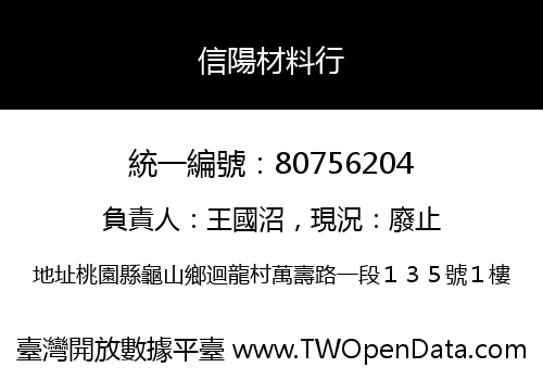 信陽材料行