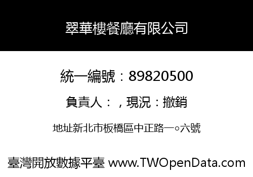翠華樓餐廳有限公司