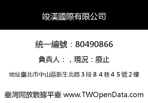 竣漢國際有限公司