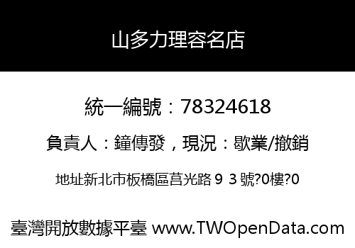 山多力理容名店