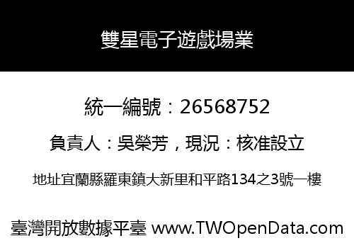 雙星電子遊戲場業