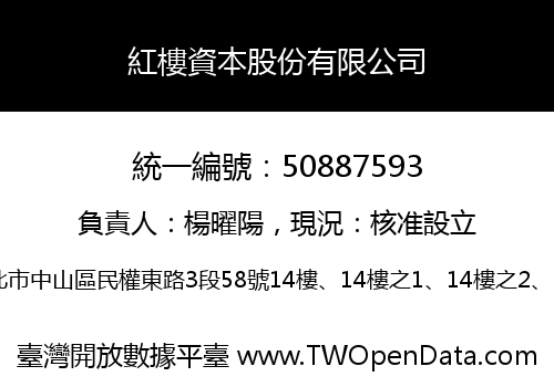 紅樓資本股份有限公司