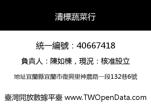 清標蔬菜行