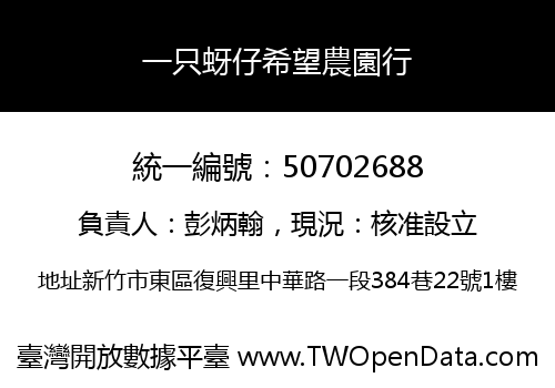 一只蚜仔希望農園行