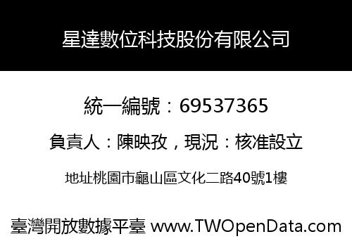 星達數位科技股份有限公司