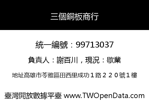 三個銅板商行