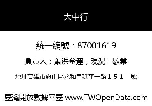 大中行