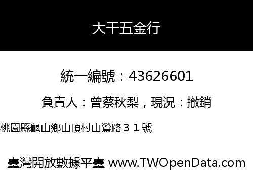 大千五金行