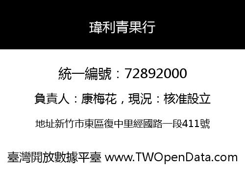 瑋利青果行