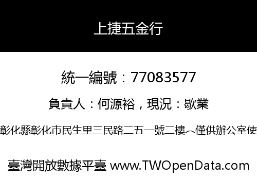 上捷五金行