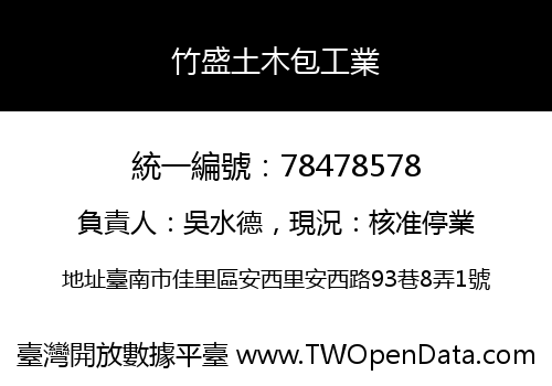 竹盛土木包工業