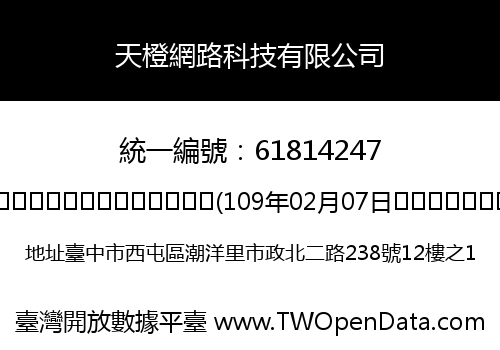 天橙網路科技有限公司
