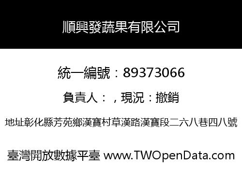 順興發蔬果有限公司