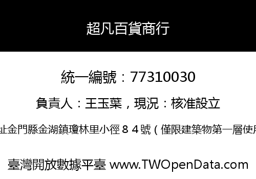 超凡百貨商行