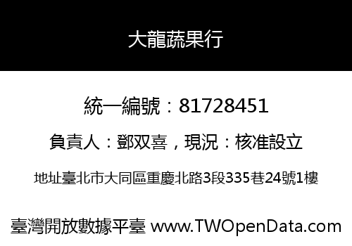 大龍蔬果行